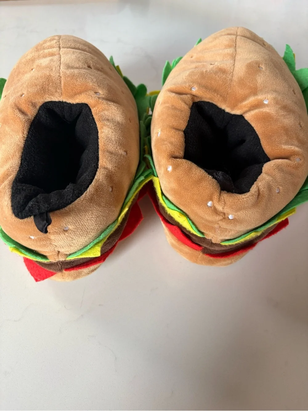 Old Navy Hamburger Slippers Size- L (1-2)